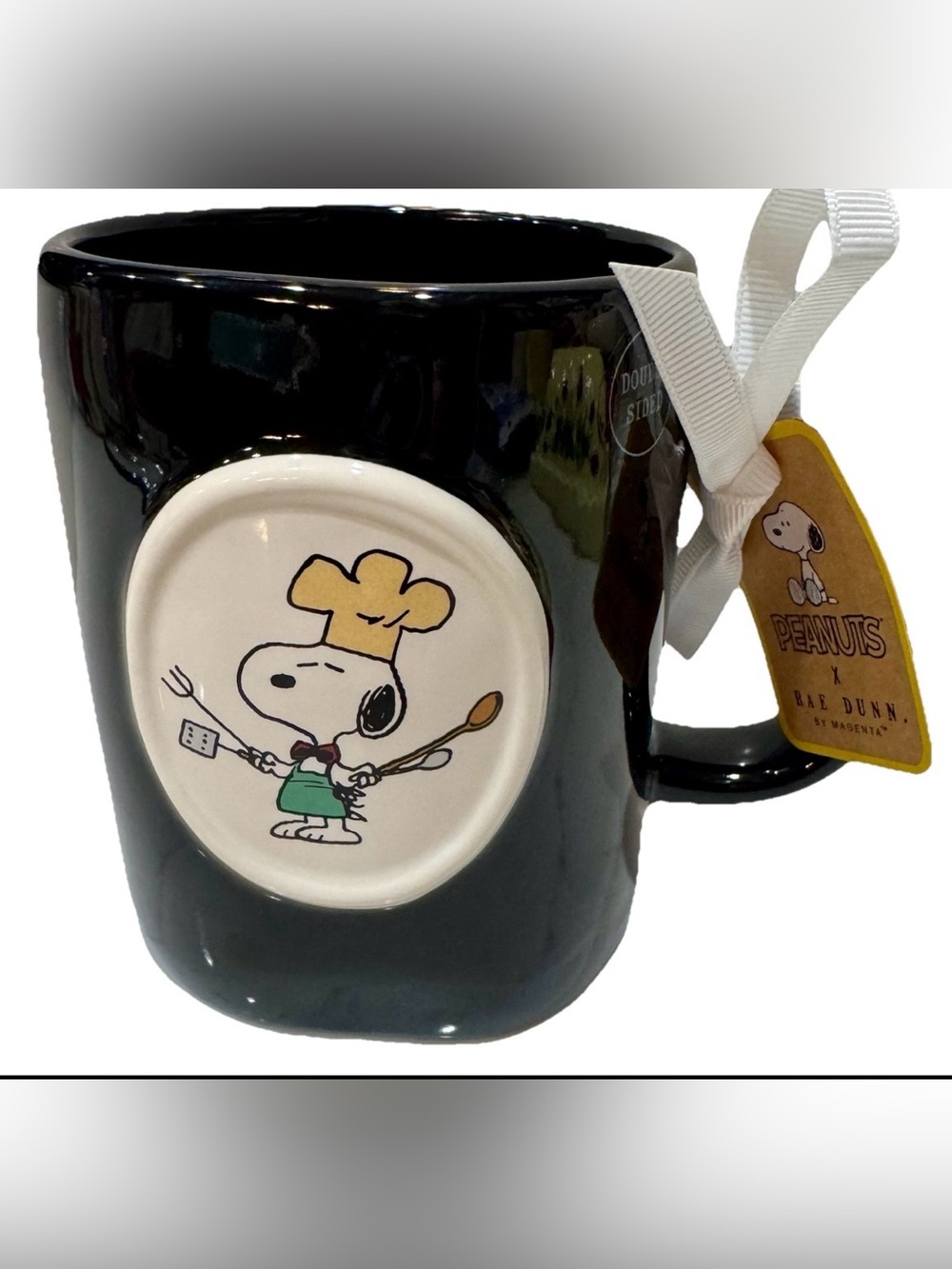 Rae Dunn Peanuts Fathers Day  Coffee Mug “Grill Master” Grilling Snoopy  New